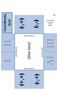 Coordinate Grid Foldable Notes By Alexandra Shunk Tpt