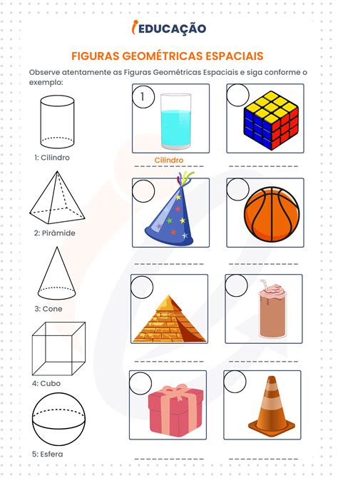 Atividade Figuras Geometricas Espaciais Ano Braincp