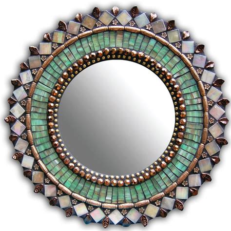 Unique Green Framed Mirrors For A Cheerful Home Decor Mirror Mosaic