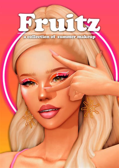 🍋 Fruitz A Collection Of Summer Makeup 🍋 Lady Simmer In 2024 Sims 4 Cc Makeup The Sims 4