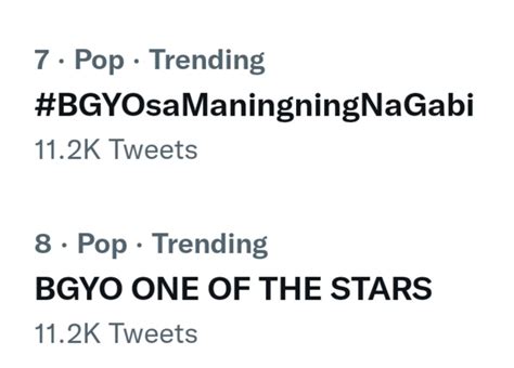 TEAM ACES PH On Twitter RT BGYOtrendsofc BGYO TRENDING UPDATE