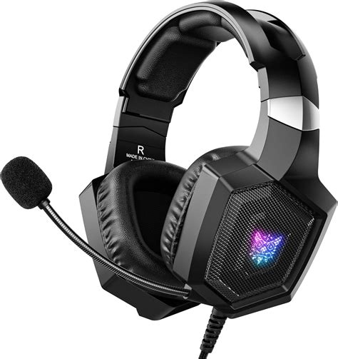 Gaming Headset with Microphone, Gaming Headphones for PS4 PS5 Xbox One ...