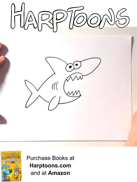 Draw a Baby Shark [Video] | Fish drawing for kids, Shark drawing ...