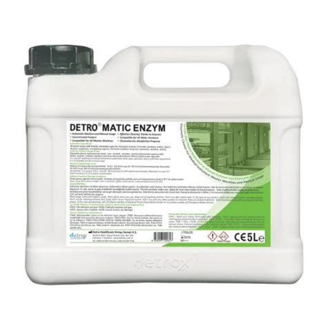 D Tergent Liquide Detro Matic Detro Healthcare Ml Enzyme