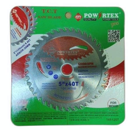 Powertex 5inch 40t Tct Saw Blade At Rs 145piece Cutting Blade In