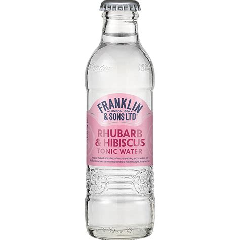 Rhubarb And Hibiscus Tonic Water Franklin And Sons