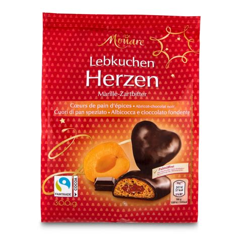 Monarc Lebkuchenherzen Zartbitter Hofer