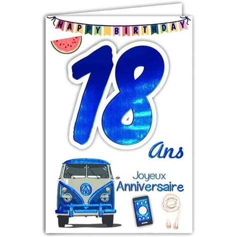 Carte Joyeux Anniversaire Ans Gar On Jeune Homme Adulte