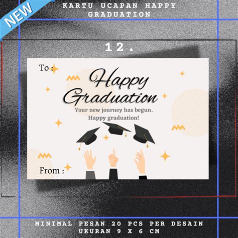 Jual Greeting Card Graduation Gift Card Kartu Ucapan Wisuda