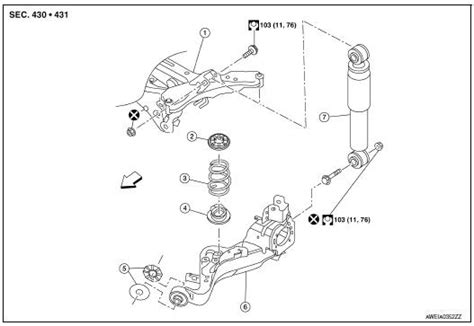 Nissan Rogue Service Manual Rear Shock Absorber Removal And