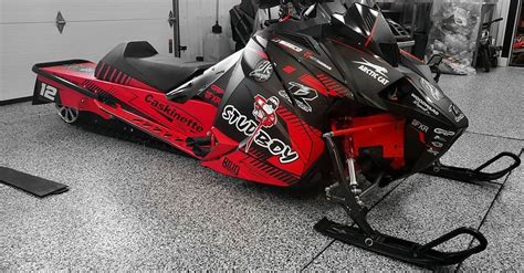 Custom Snowmobile Wrap