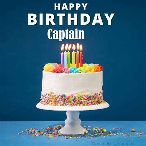 100 Hd Happy Birthday Captain Cake Images And Shayari