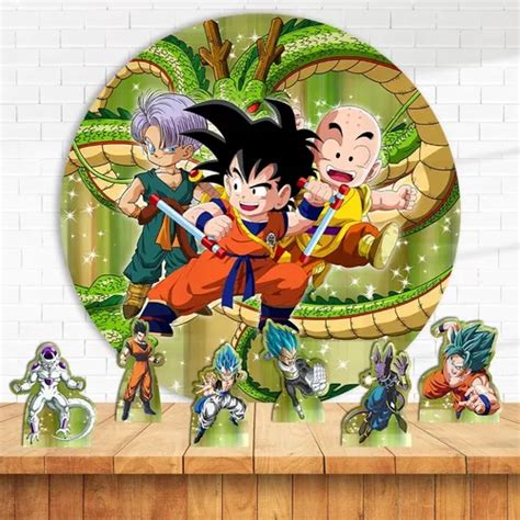 Painel Redondo Festa Aniversario Displays Dragon Ball Mercadolivre