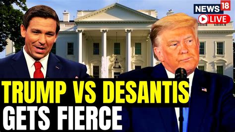 Donald Trump Challenges Ron Desantis Trumps Us Presidential Bid