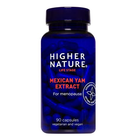 Higher Nature Mexican Yam Extract 90 Capsules Victoriahealth