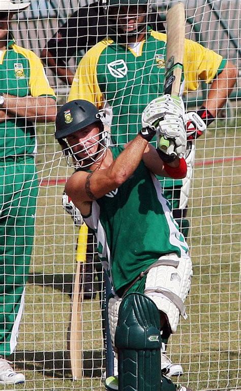 Herschelle Gibbs Bats During A Net Session Espncricinfo