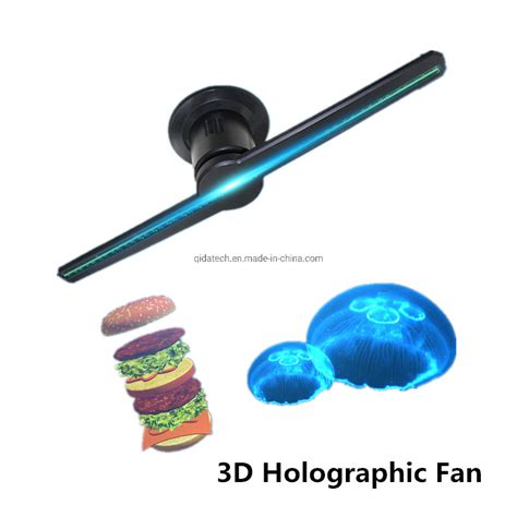 China Shenzhen Hologram Led Fan With Spinning Led Blade For Holographic