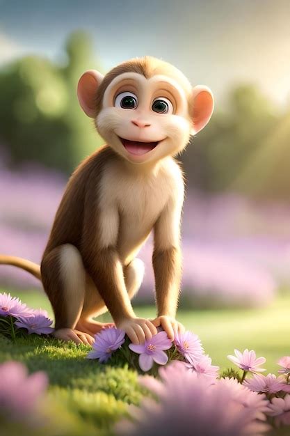 Premium AI Image | The jungle book monkey wallpapers