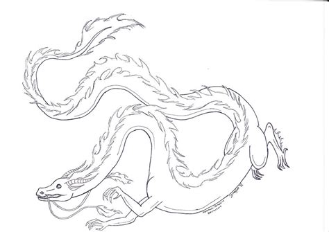 Eastern Dragon Sketch By Aquamarin Graphics On Deviantart