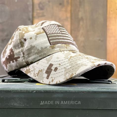 Digital Camouflage American Flag Hat Made In USA – The American Hat Company