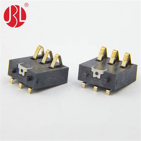 Bc 30 3pd800 Custom Spring Battery Connector 3 Position Smd Right Angle