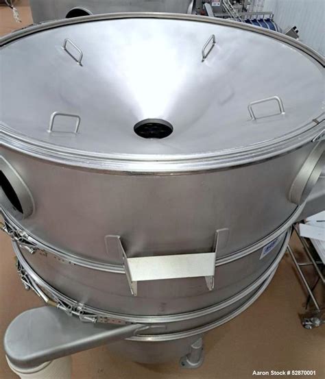 Used Sweco 60 Stainless Steel Round Vibratory S