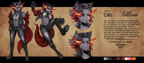 MGE OC|Ciel the HellHound - Enolis commission by ep4kun on DeviantArt