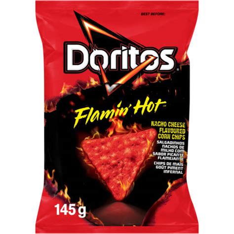 Doritos Flamin Hot Nacho Cheese Flavoured Corn Chips 145g Offer At Checkers Liquor Shop
