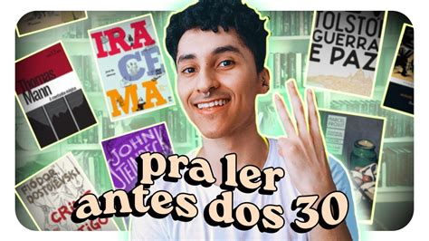 30 livros para ler antes dos 30 Check In Literário YouTube