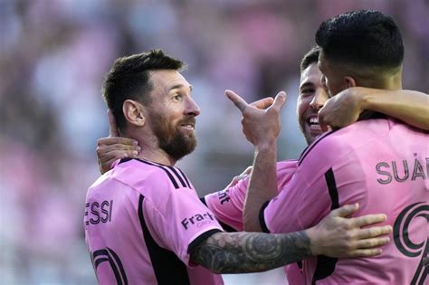 Messi Et Su Rez Marquent Deux Fois Et L Inter Miami D Passe Orlando