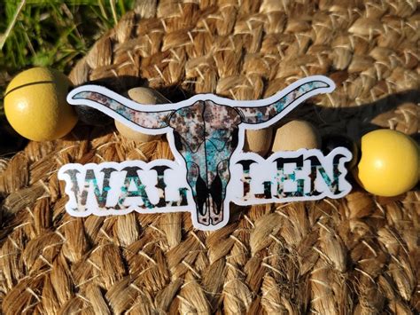 Morgan Wallen Bull Bull Horns Morgan Wallen Countrysticker Vinyl Decal