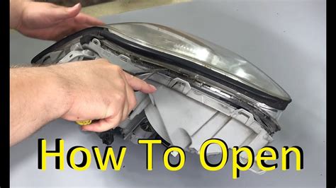 How To Open Lexus Ls430 Headlights With Heat Gun Youtube