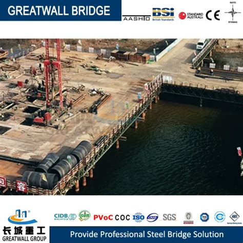 Prefabricated Deck Bridge For Multispans Trestle Bridge And Easy