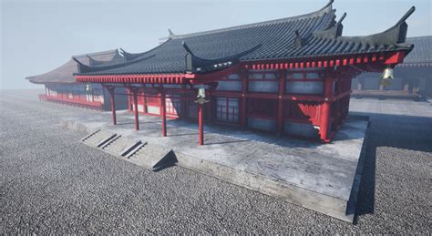 Japanese Architecture 3d Model Cgtrader