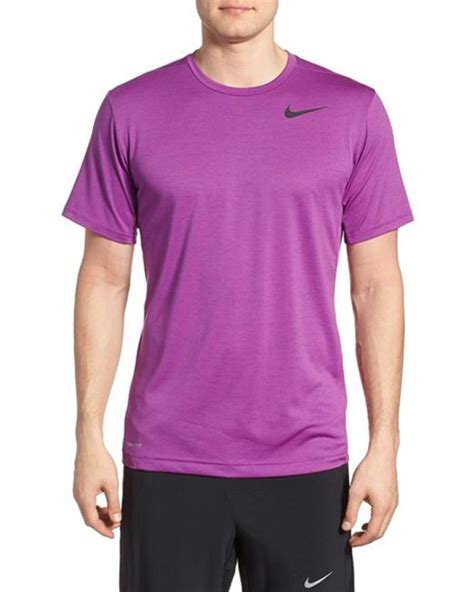 Nike Dri Fit Training T Shirt In Purple For Men Iris Cosmic Purple Black Save 52 Lyst