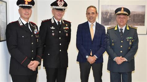 Carabinieri Il Generale Di Divisione Aldo Iacobelli In Visita A Biella