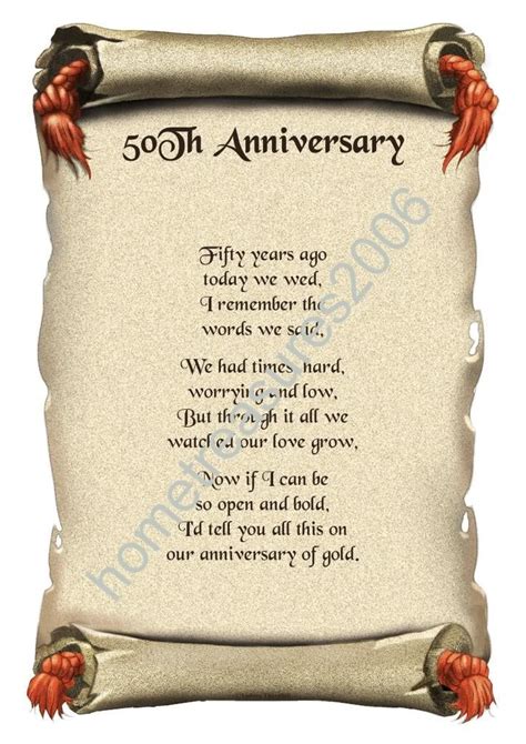 Poems For Golden Wedding Anniversary | Emasscraft.org