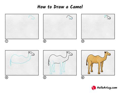 Easy Camel Drawing