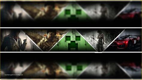 Free Youtube Gaming Banner Template Of Youtube Gaming Banner Template ...