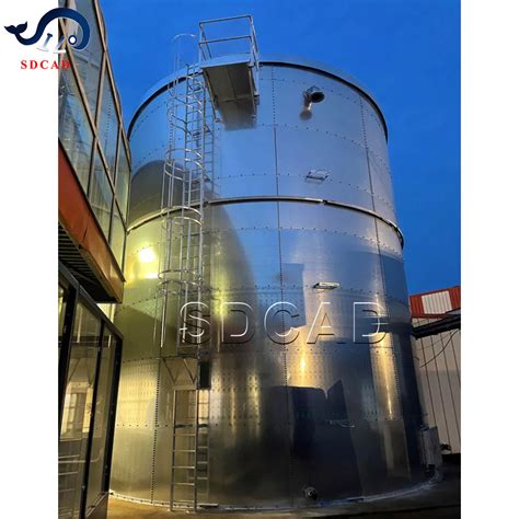 Sdcad Industrial Liquid Oxygen Nitrogen Co Water Storage Grp Tanks