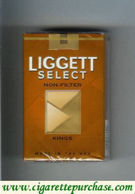 Liggett Select Non Filter Kings Cigarettes Soft Box