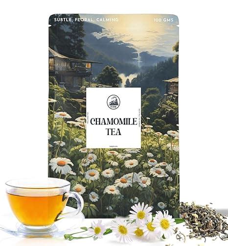 DORJE TEAS Chamomile Tea 100g Organic Darjeeling Tea Promotes