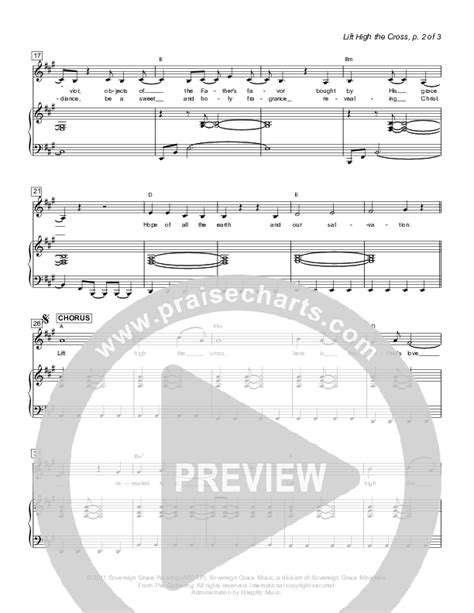 Lift High The Cross Sheet Music PDF (Sovereign Grace) - PraiseCharts