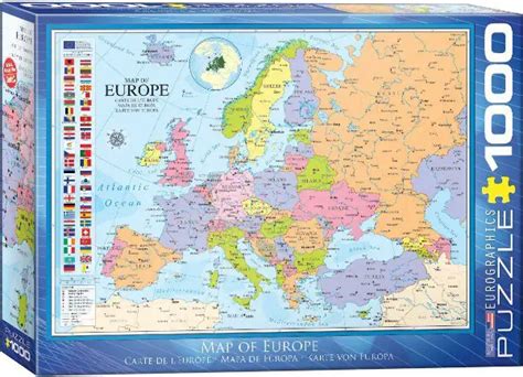 Puzzle Mappa Dell Europa Pezzi