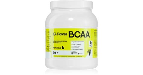 Kompava K4 POWER BCAA 4 1 1 komplex aminokyselín vegan recenzia notino sk