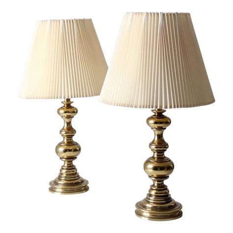 Vintage Stiffel Brass Table Lamps Pair Chairish