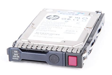 HP 300 GB 6G 15K SAS 2 5 Hot Swap Hard Disk With Smart Carrier 653960 001