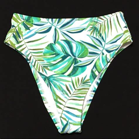 Shade Shore Swim Shade Shore Womens S High Waist High Leg Extra Cheeky Bikini Bottom