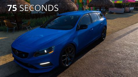 Volvo V60 Polestar 2015 Forza Horizon 5 Gameplay 75s 4K60FPS