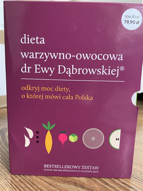 Zestaw dieta warzywno owocowa dr Ewy Dąbrowskiej Kraków Licytacja